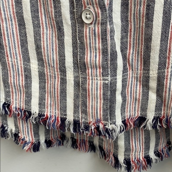 Anthropologie Cloth & Stone striped frayed hem - Picture 5 of 7
